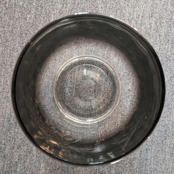 Queen's Lusterware, Vitreon Ice Bucket with Silver Fade, Raised Floral P… - Picture 2 of 3